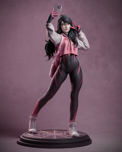 figurine spider girl, figurine gwen stacy , figurine spidergwen, figurine spiderman