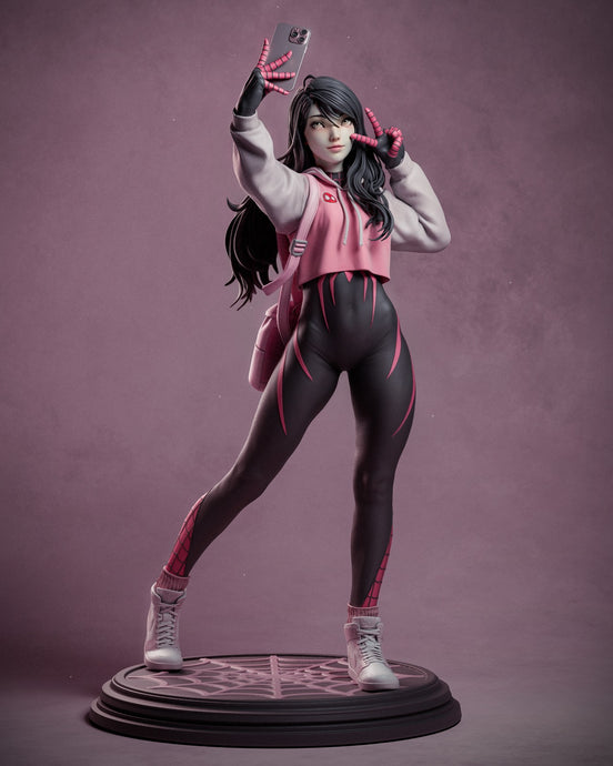 figurine spider girl, figurine gwen stacy , figurine spidergwen, figurine spiderman