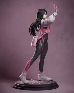 figurine spider girl, figurine gwen stacy , figurine spidergwen, figurine spiderman