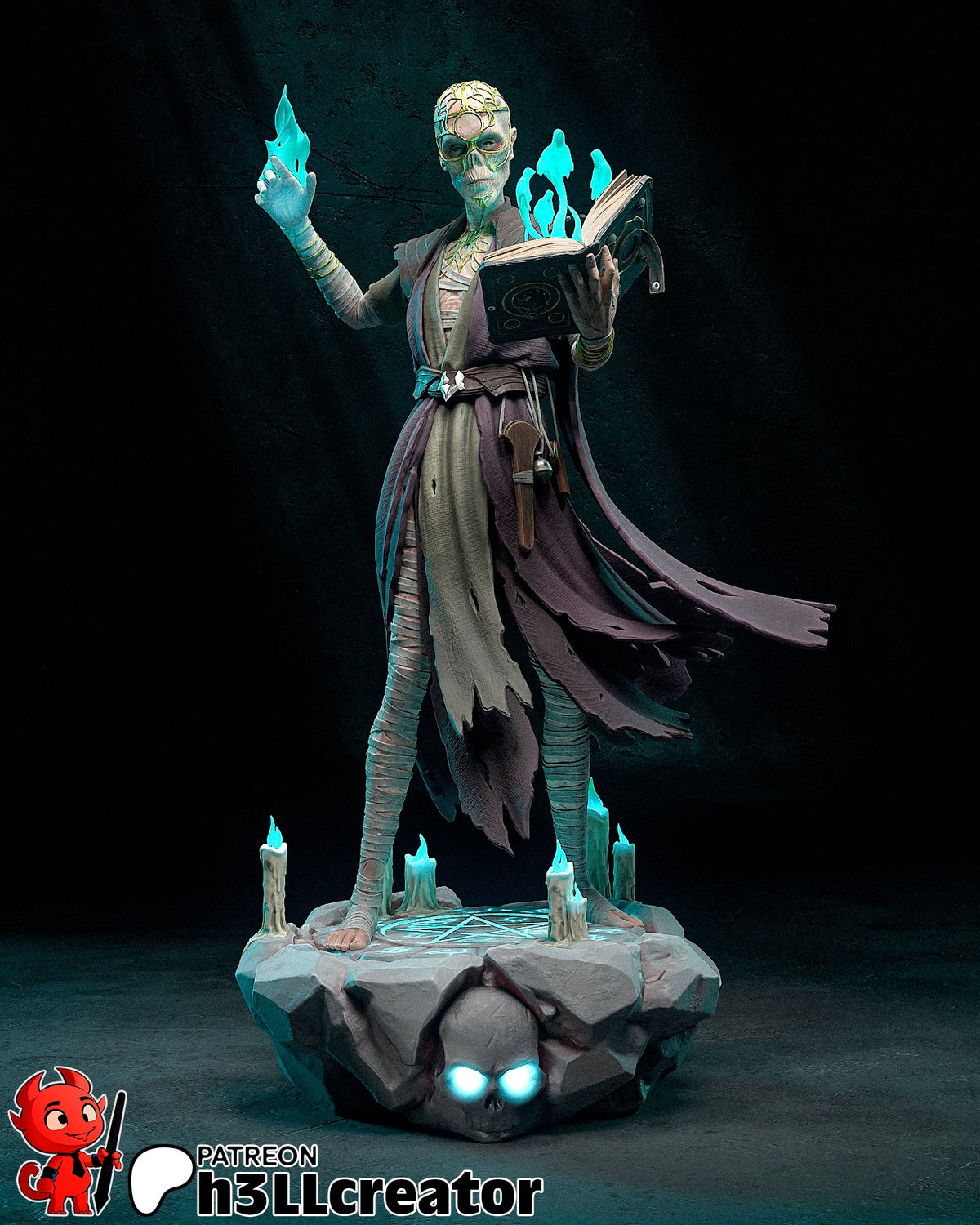 baldur's gate, figurine à peindre, figurine baldur's gate, figurine Flétriss, Wither Baldur's Gate