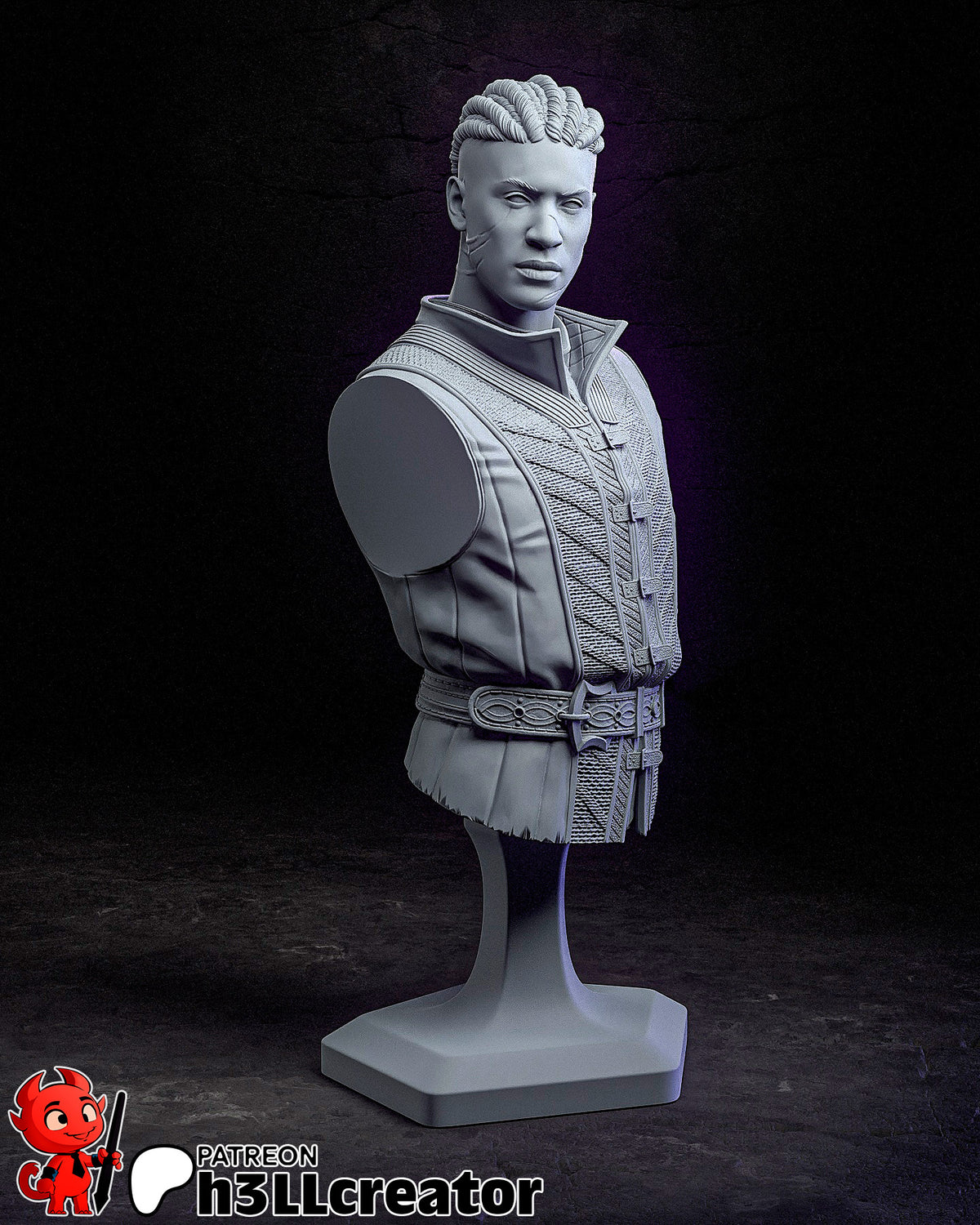 Figurine Baldur's Gate, figurine Wyll, figurine a peindre