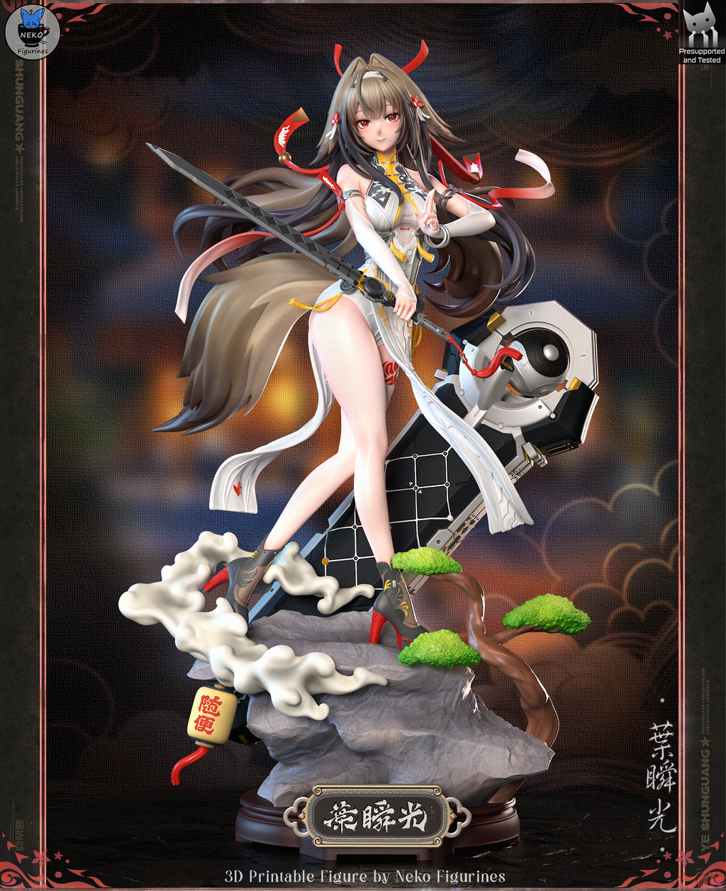 figurine Ye shunguang  zone zenless zero, figurine zenless zone zero, figurine a peindre