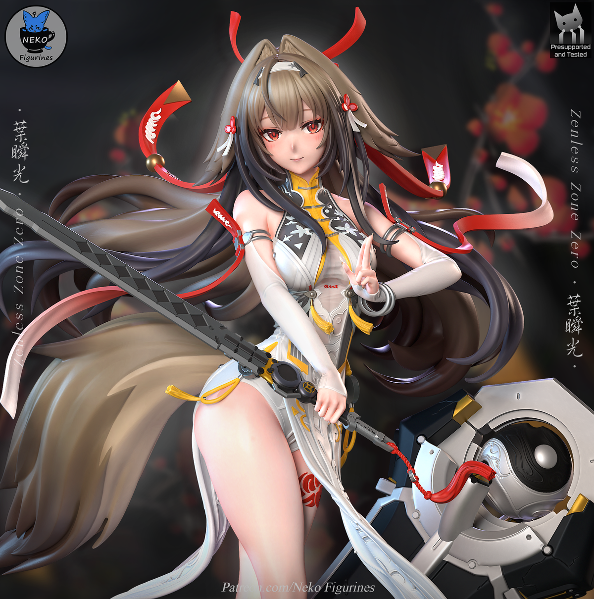 figurine Ye shunguang  zone zenless zero, figurine zenless zone zero, figurine a peindre