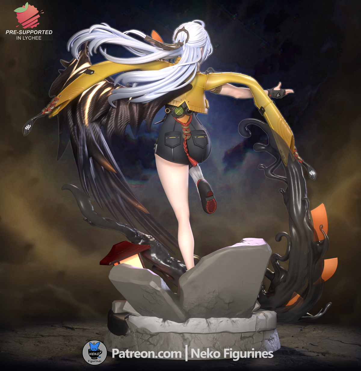 figurine Yixuan zenless zone zero, figurine zenless zone zero, figurine a peindre