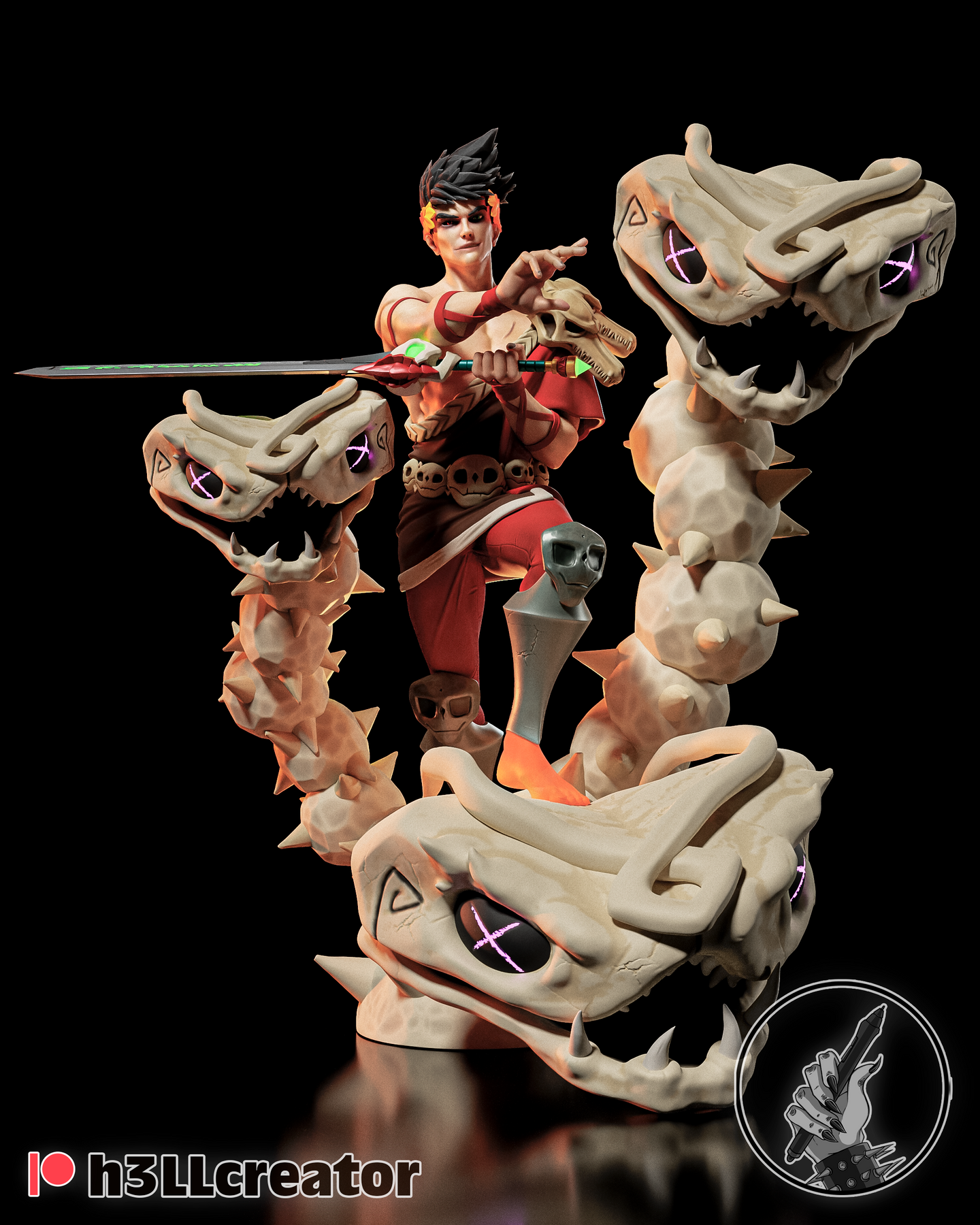 Hadès, Zagreus, figurine Zagreus, figurines Hadès