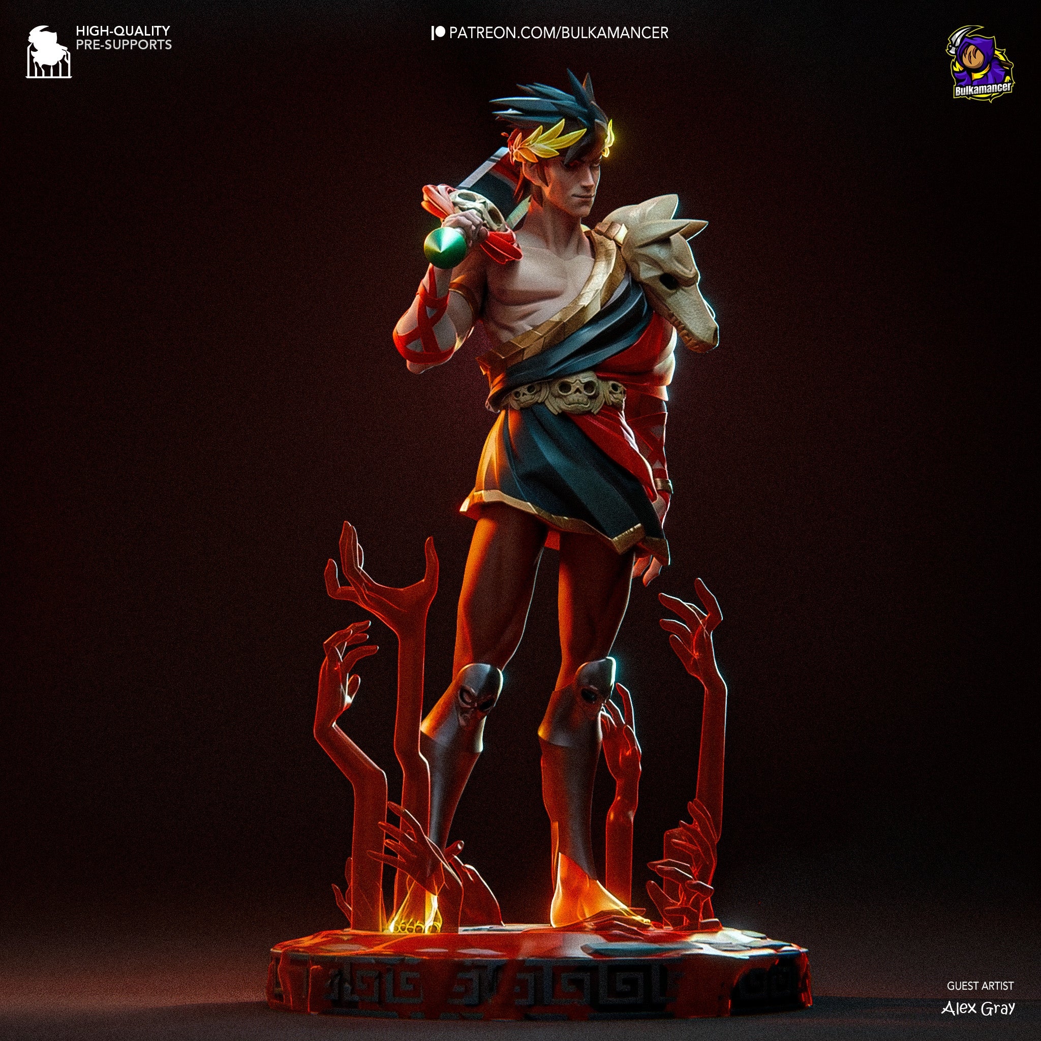 Figurine to paint - Zagreus - Hades – Daëlys Art