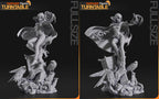 figurine raven teen titans, figurine a peindre, figurine teen titans