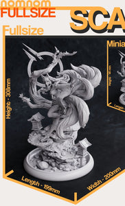 figurine Ahri Blossom, league of legends, figurine league of legends, ahri