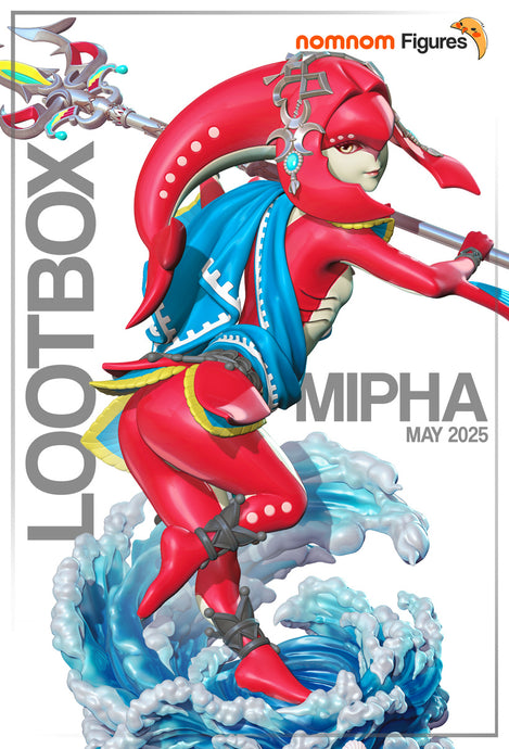 figurine mipha, zelda, zelda botw, zelda totk, figurine zelda, figurine a peindre
