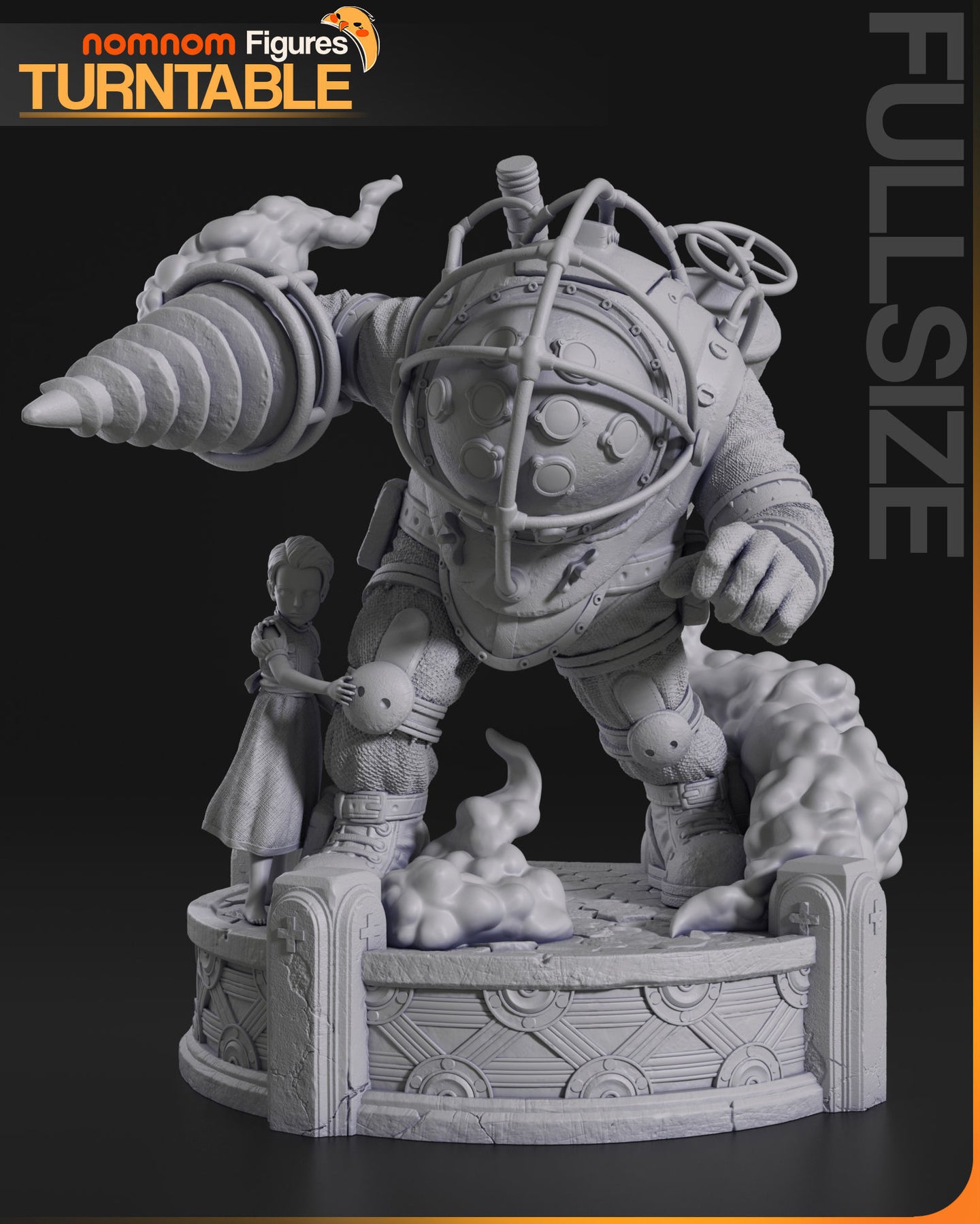 Bioshock, bouncer, little sister, figurine bioshock
