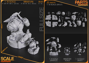 Bioshock, bouncer, little sister, figurine bioshock