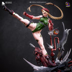 figurine cammy street fighter, figurine a peindre