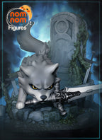 Sif the great grey wolf, figurine sif dark souls, dark souls, figurine a peindre, Daëlys Art