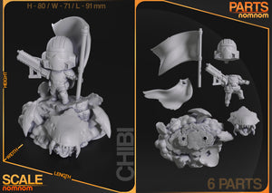 Helldivers 2, figurine Helldivers, starship troopers