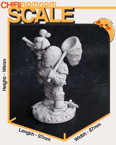 Doom x Animal crossing, marie animal crossing, isabelle animal crossing, figurine doom guy