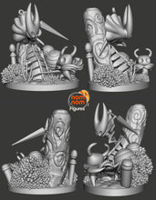 Charger l&#39;image dans la galerie, diorama hollow knight, figurine hornet, figurine hollow knight, team cherry
