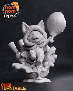 Monster Hunter, Palico, figurine palico, figurine monster hunter, mignon, chat, figurine à peindre