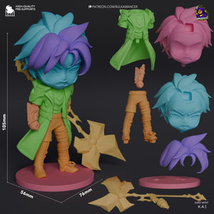 Figurine à peindre - Chibi Arcane