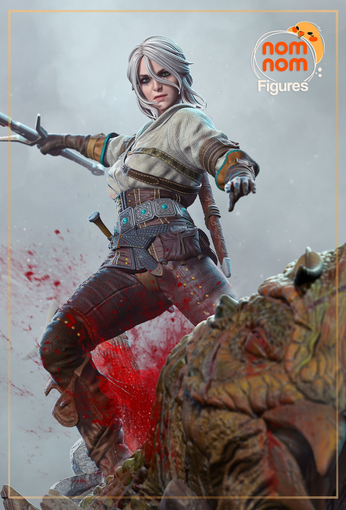 Bust Ciri The Witcher 3 To Paint CDprojekt/bigchildcreatives Figurine Bust Ciri The Witcher 3 To Paint CDprojekt/bigchildcreatives Figurine