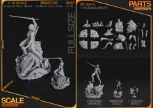 Load image into Gallery viewer, Geralt, the witcher, figurine geralt de riv, yennefer, triss merigold, figurine Ciri
