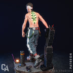 figurine david cyberpunk, david martinez, cyberpunk 2077