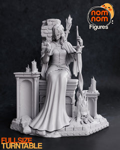 Fire keeper, gardienne du feu, dark souls 3, figurine dark souls, figurine résine à peindre, kit résine, figurine à peindre, Daëlys Art