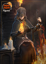 Load image into Gallery viewer, Fire keeper, gardienne du feu, dark souls 3, figurine dark souls, figurine résine à peindre, kit résine, figurine à peindre, Daëlys Art
