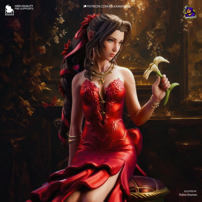figurine Aerith, figurine final fantasy 7, Cloud Strife, Aerith Gainsborough, Tifa, ff7, Sephiroth, figurine a peindre