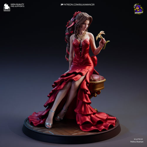 figurine Aerith, figurine final fantasy 7, Cloud Strife, Aerith Gainsborough, Tifa, ff7, Sephiroth, figurine a peindre