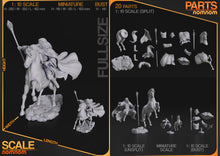 Load image into Gallery viewer, Seigneur des anneaux, figurine Gimli et Legolas, figurine seigneur des anneaux, roi sorcier angmar, gandalf
