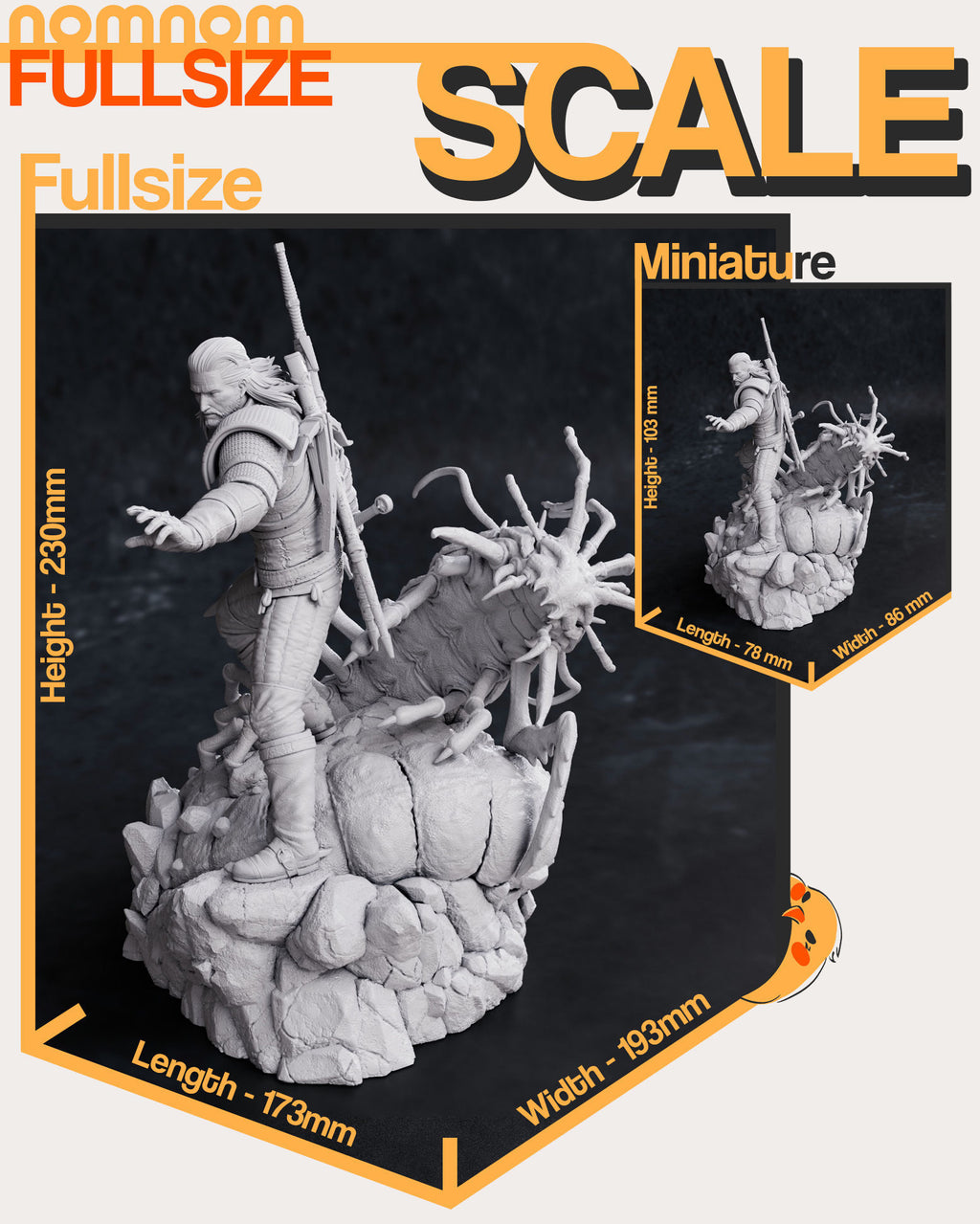 Geralt, the witcher, figurine geralt de riv, yennefer, triss merigold
