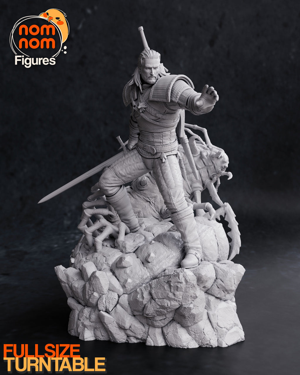 Geralt, the witcher, figurine geralt de riv, yennefer, triss merigold