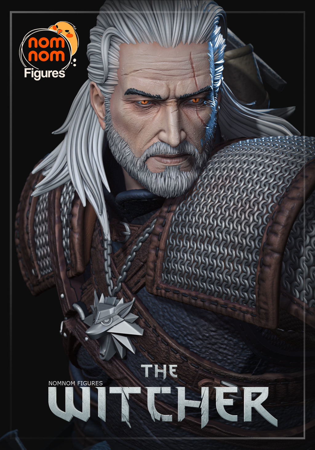 Geralt, the witcher, figurine geralt de riv, yennefer, triss merigold