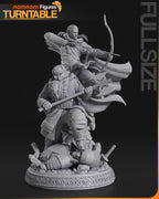 Seigneur des anneaux, figurine Gimli et Legolas, figurine seigneur des anneaux