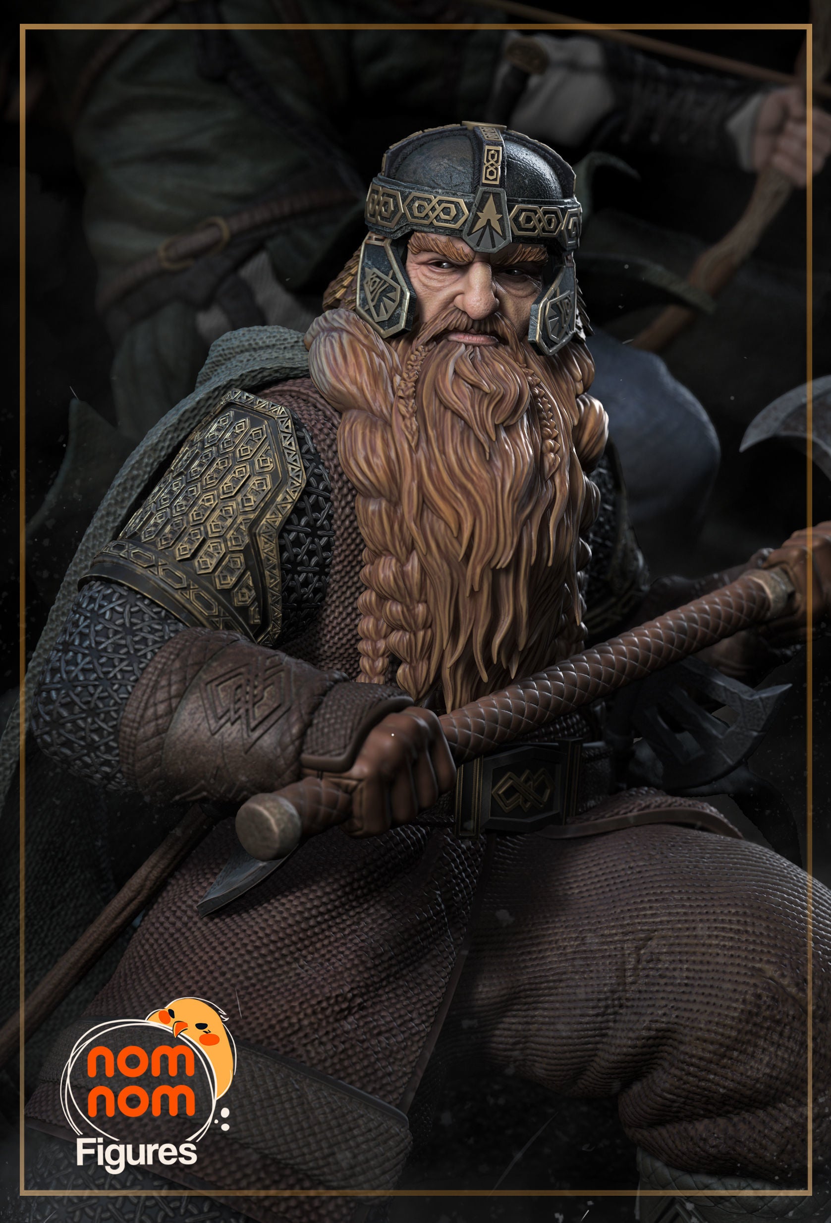 Seigneur des anneaux, figurine Gimli et Legolas, figurine seigneur des anneaux