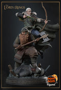Seigneur des anneaux, figurine Gimli et Legolas, figurine seigneur des anneaux