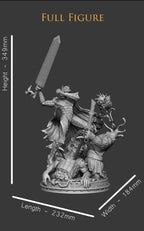 Berserk, Guts, Griffith, Kentaro Miura, figurine Berserk