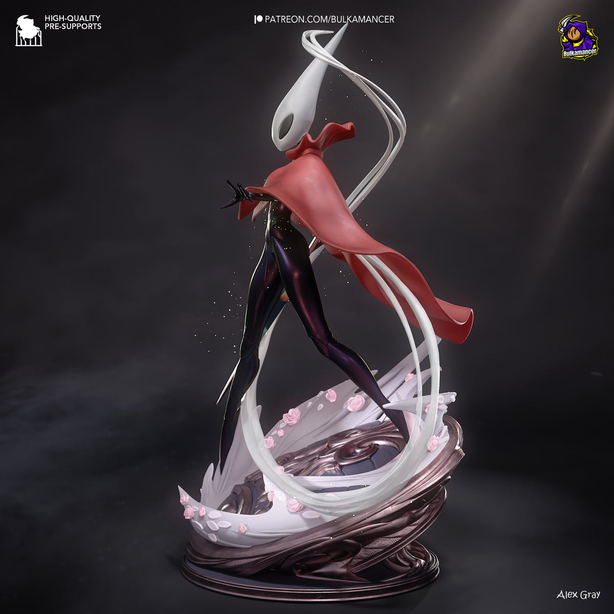 figurine hornet hollow knight silksong, figurine hornyt, figurine hornet version humaine, hollow knight, figurine a peindre