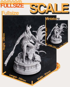 Bloodborne, chasseur, figurine bloodborne, yharnam, lady maria, dark souls, elden ring
