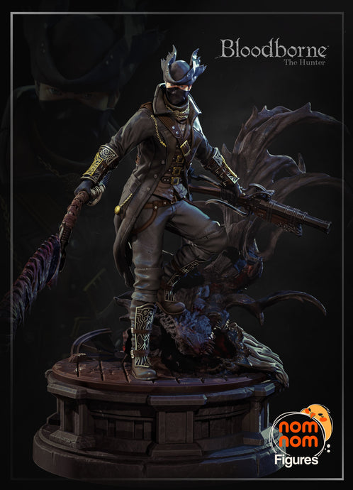 Bloodborne, chasseur, figurine bloodborne, yharnam, lady maria, dark souls, elden ring