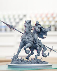 figurine dark fantasy chevalier, figurine a peindre, dark souls