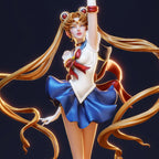 figurine sailor moon, figurine a peindre, manga 