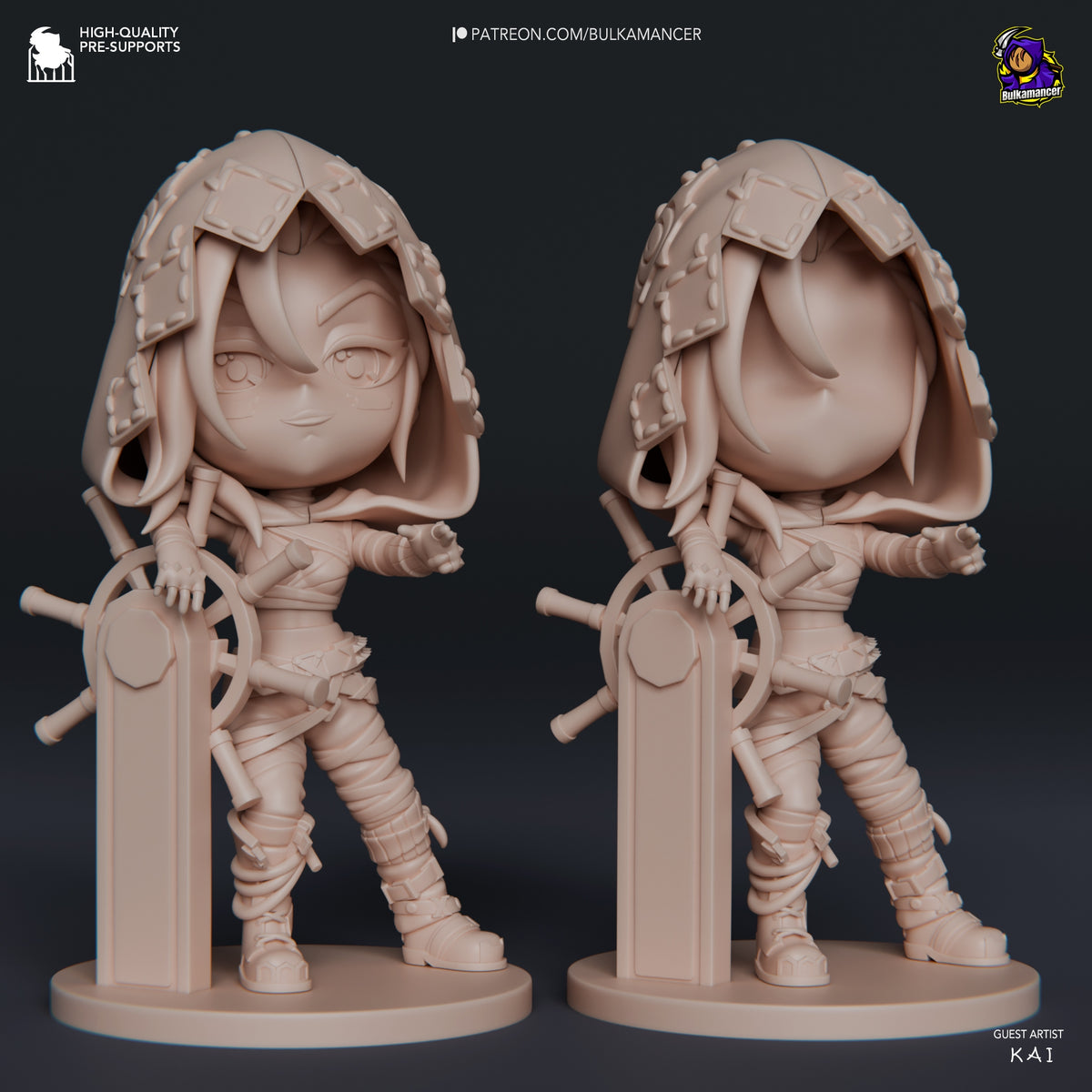 Figurine Isha Arcane, figurine Arcane, figurine Jinx, Figurine a peindre