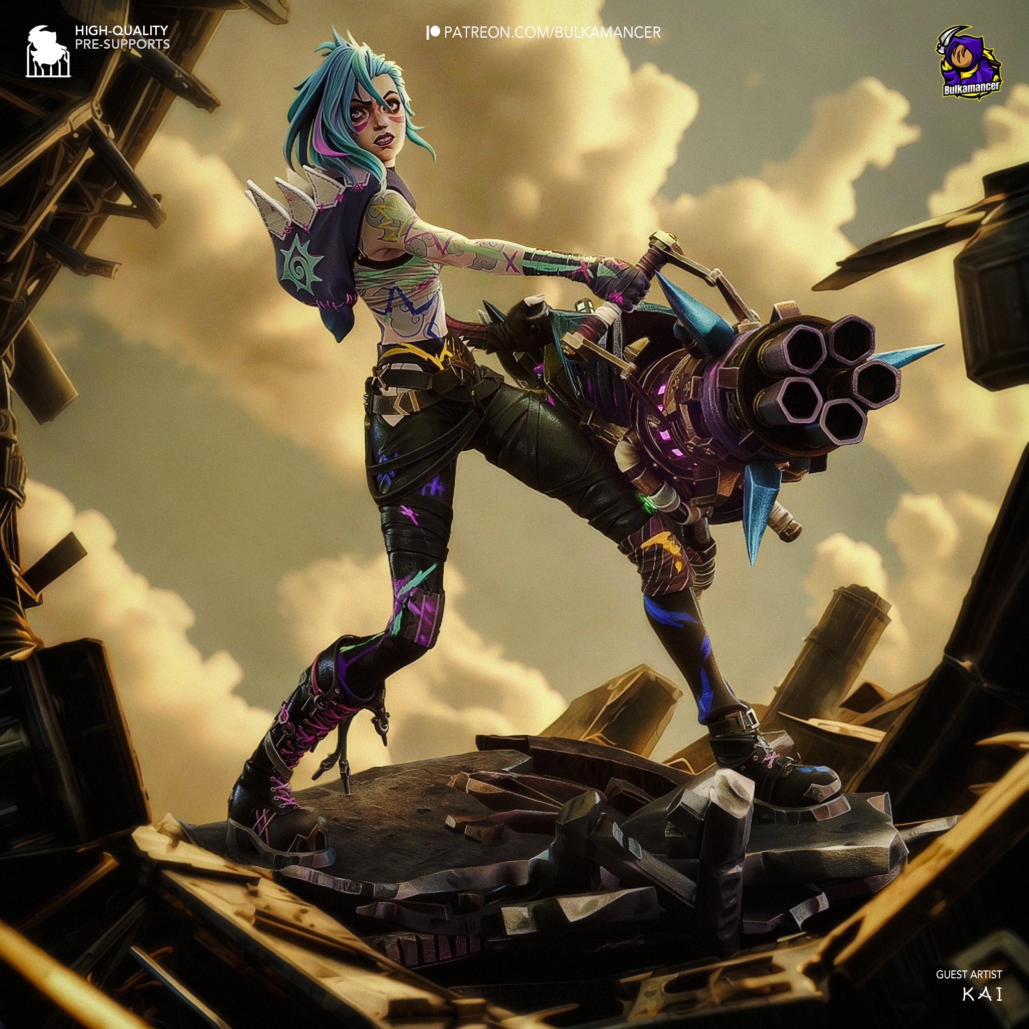 Paintable Figurine - Jinx – Daëlys Art