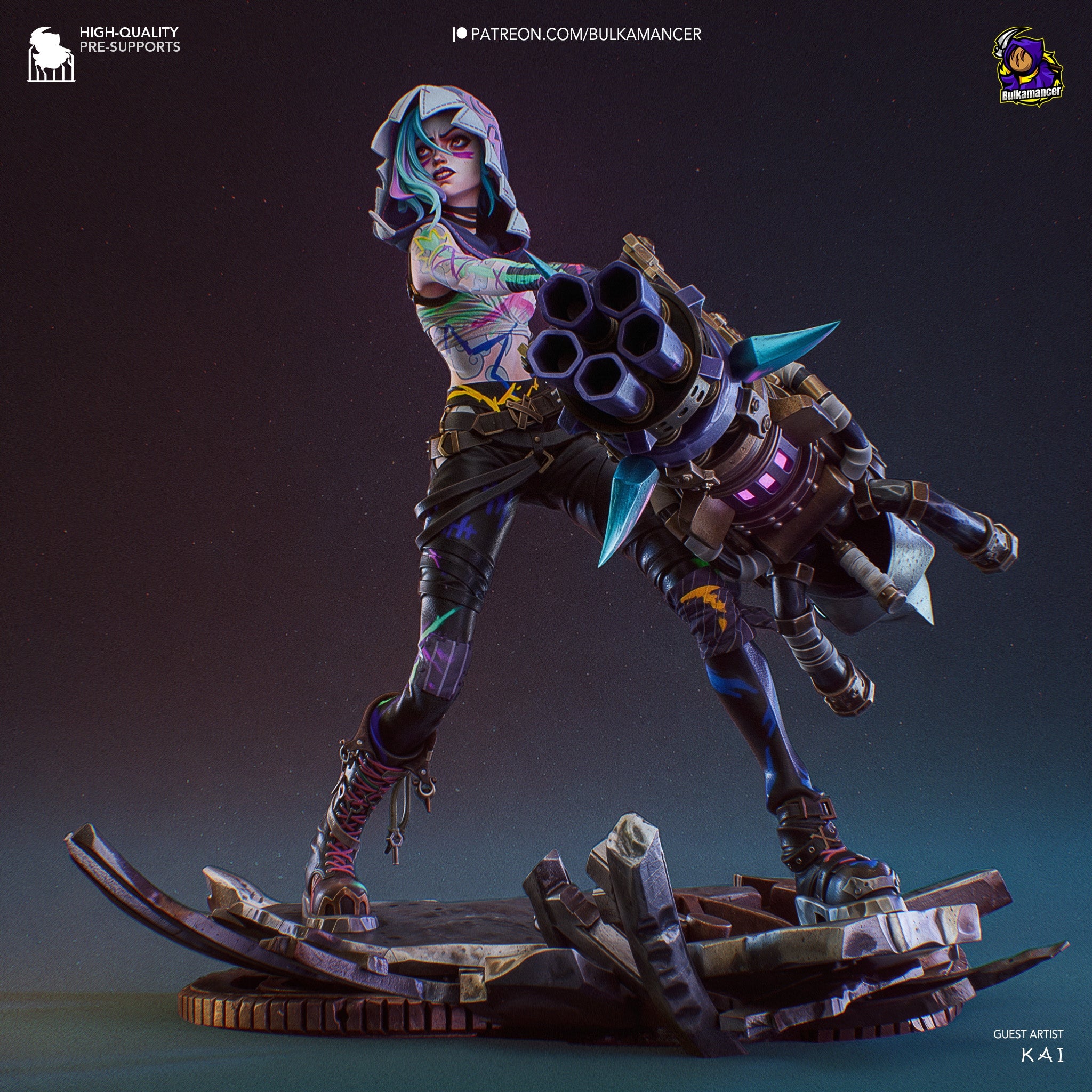 Paintable Figurine - Jinx – Daëlys Art
