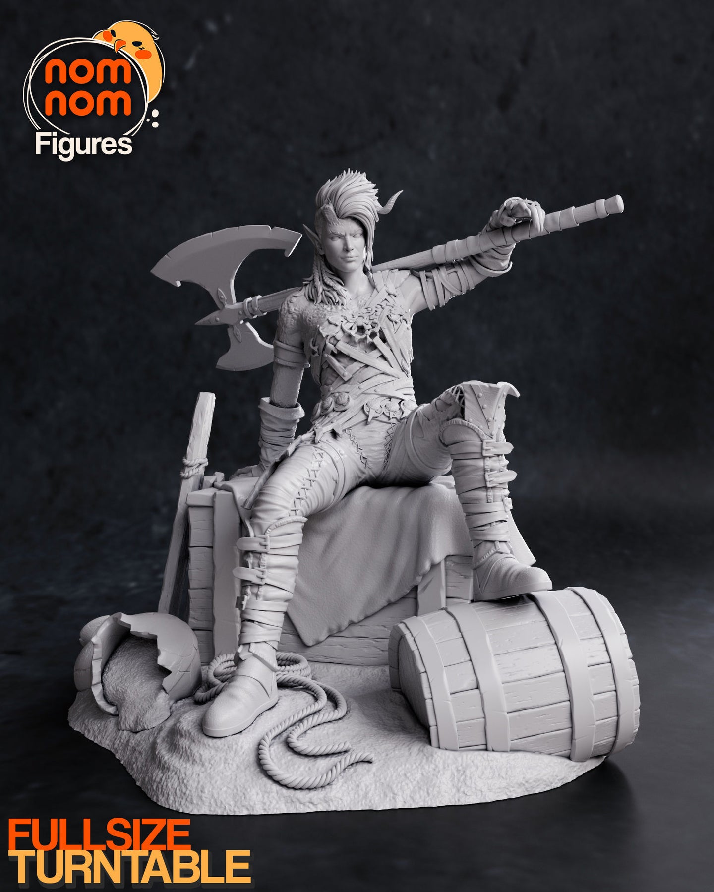 Figurine Karlach, Baldur's Gate, Ombrecoeur, Astarion, Donjons et Dragons