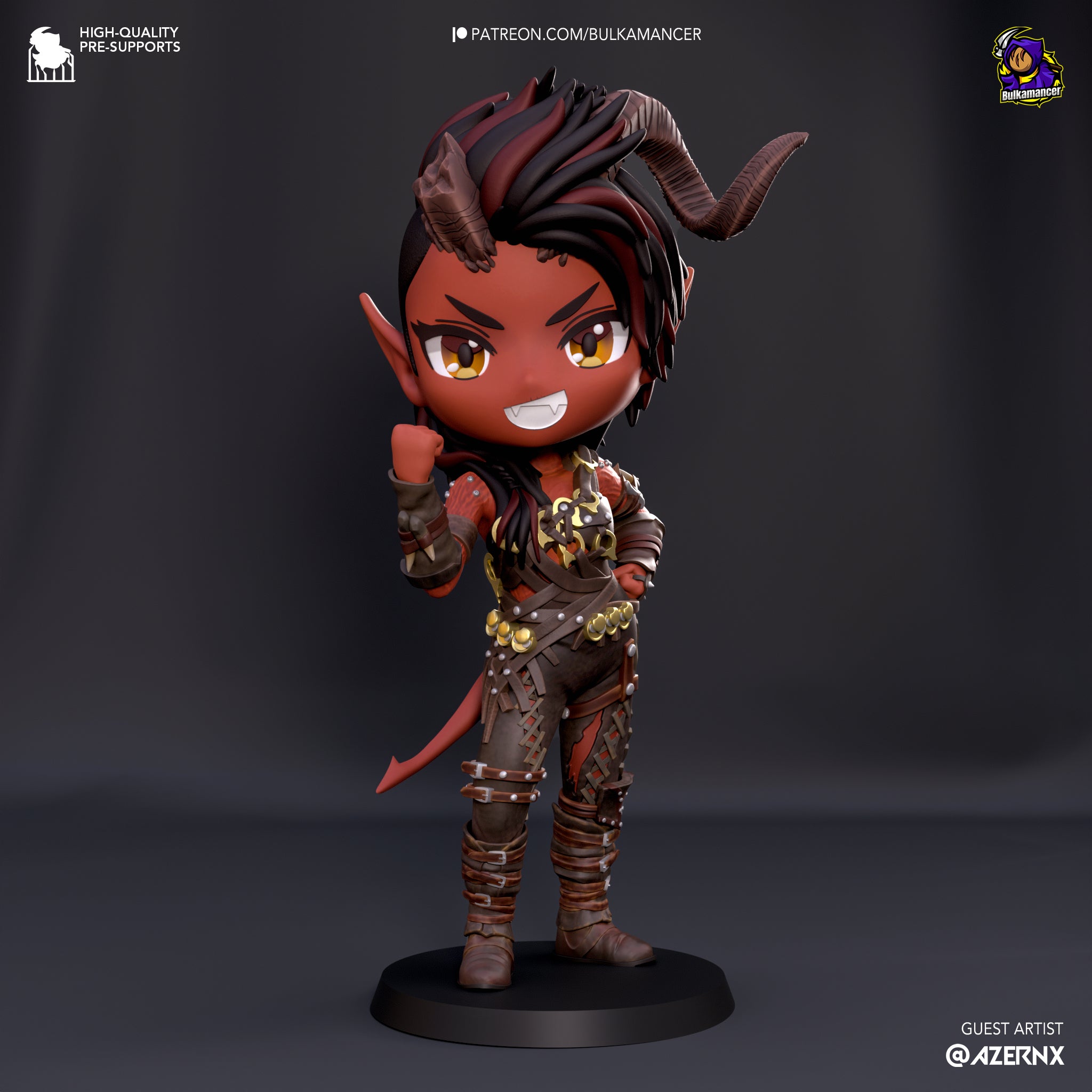 Baldur's Gate, figurine Baldur's Gate, figurine Astarion, Lae'Zel, Figurine Karlach, figurine ombrecoeur, gayle, wyll, Daëlys Art