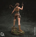 figurine tomb raider, figurine lara croft, figurine a peindre