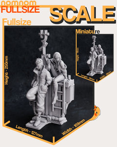cyberpunk, david martinez, lucy kushinada, edgerunner, rebecca, figurine cyberpunk