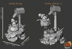 final fantasy, figurine mog postier, figurine mog, figurine à peindre
